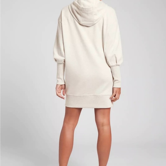 Athleta Off-White Hoodie Dress size small ( PLEASE READ!) - Picture 2 of 16